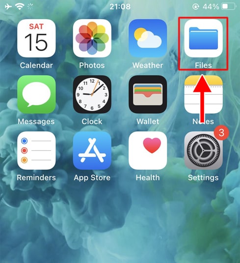 Open the Files app